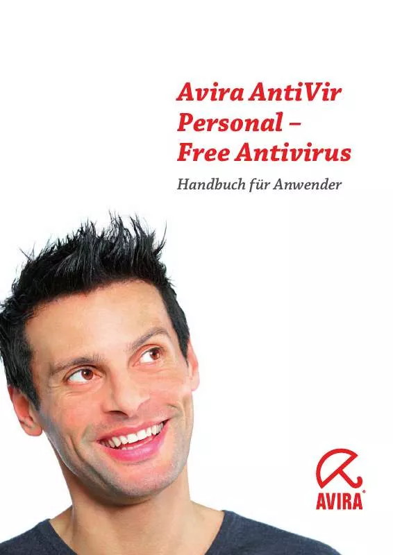 Mode d'emploi AVIRA ANTIVIR PERSONAL-FREE ANTIVIRUS