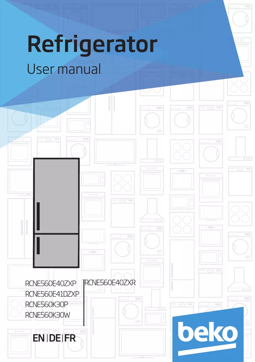 Mode d'emploi BEKO RCNE560E40LZXR