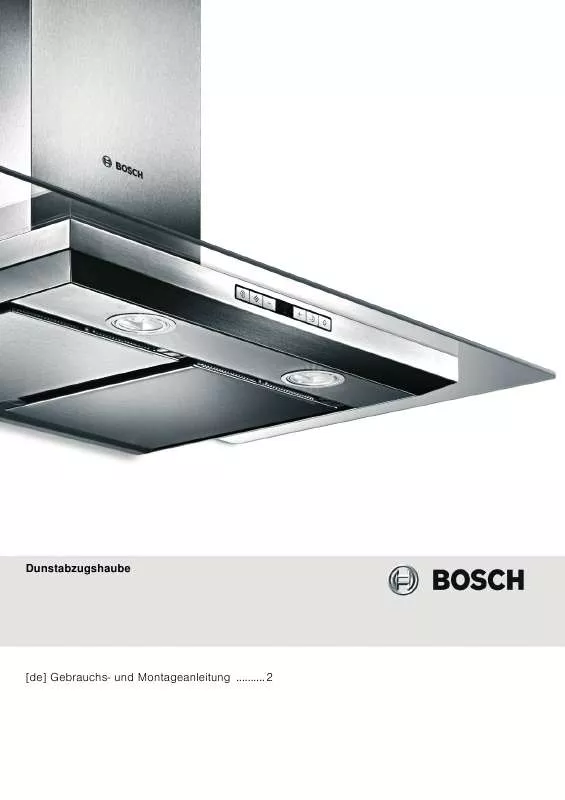 Mode d'emploi BOSCH DWB06W451