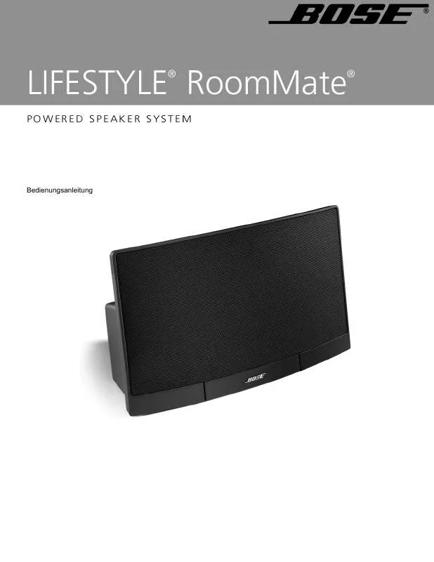 Mode d'emploi BOSE LIFESTYLE ROOMMATE POWERED SPEAKER SYSTEMS