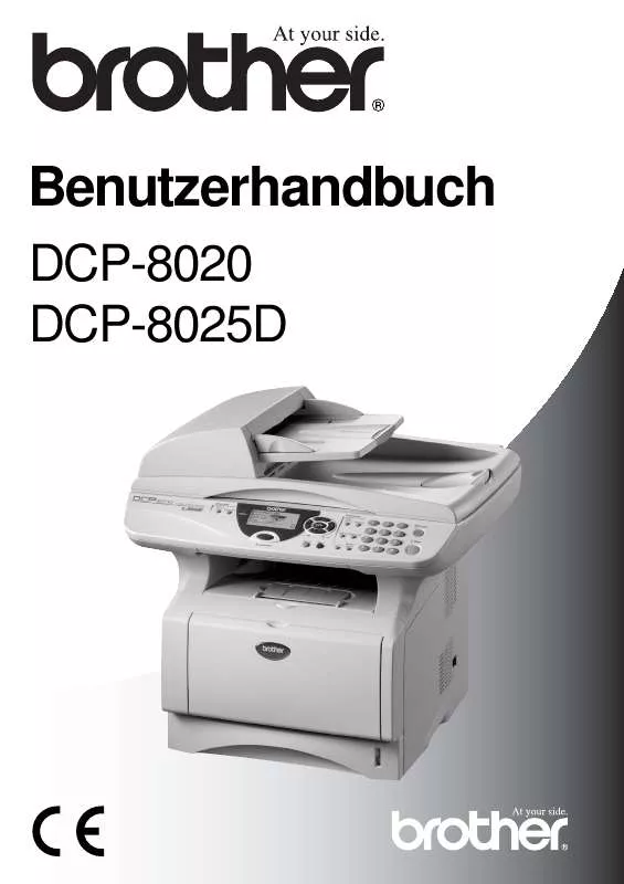 Mode d'emploi BROTHER DCP-8020