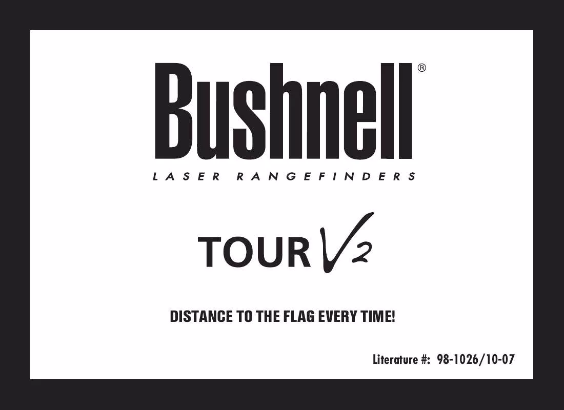 Mode d'emploi BUSHNELL TOUR V2