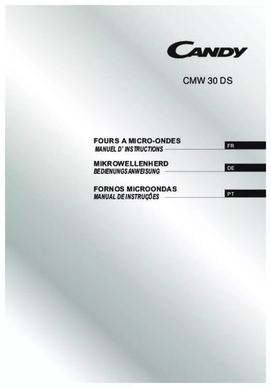 Mode d'emploi CANDY CMW 30 DS,MV