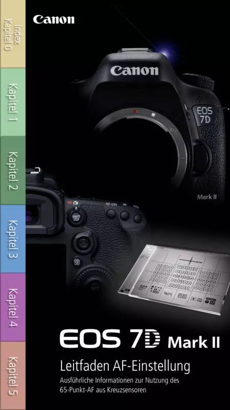 Mode d'emploi CANON EOS 7D MARK II AF-SETTING GUIDE