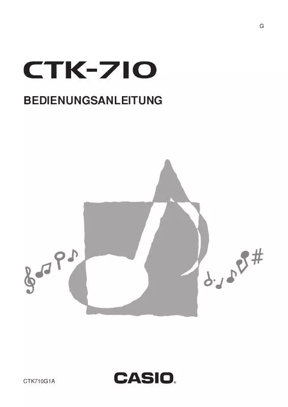 Mode d'emploi CASIO CTK-710
