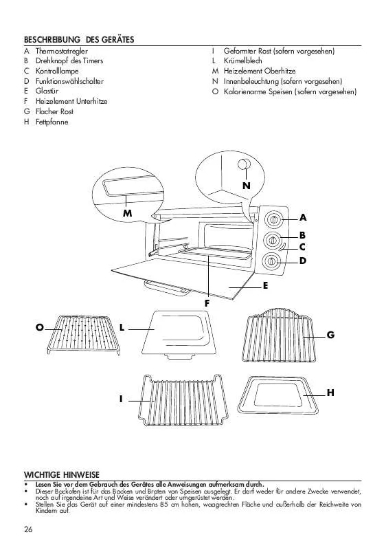 Mode d'emploi DELONGHI EO 12001.B BLACK