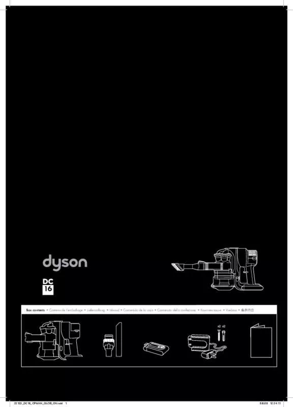 Mode d'emploi DYSON DC16