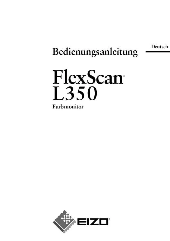 Mode d'emploi EIZO FLEXSCAN L350