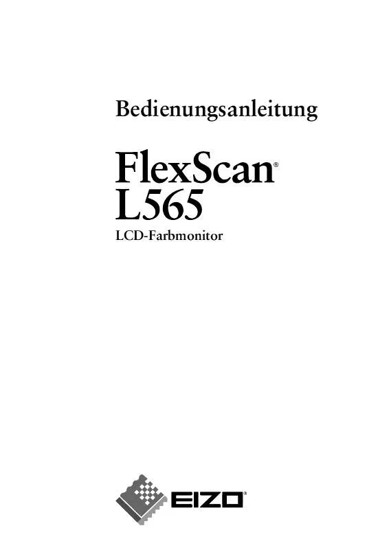 Mode d'emploi EIZO FLEXSCAN L565