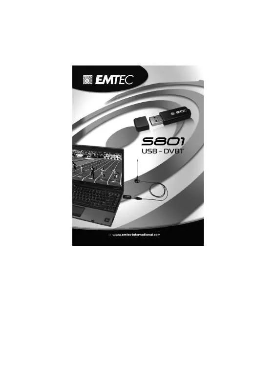 Mode d'emploi EMTEC DVB-T TUNER S801