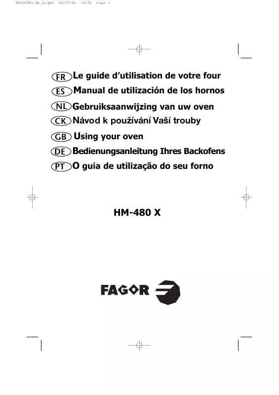 Mode d'emploi FAGOR HM-480X