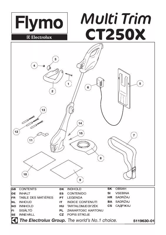 Mode d'emploi FLYMO MULTITRIM CT2590X