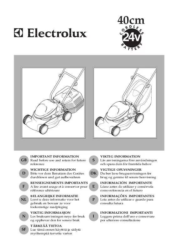 Mode d'emploi FLYMO RC400