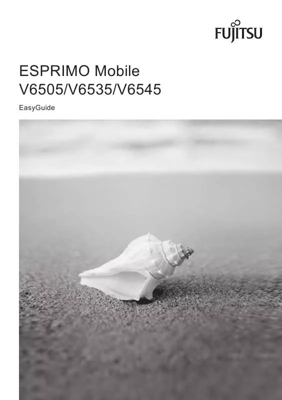 Mode d'emploi FUJITSU ESPRIMO MOBILE V6505