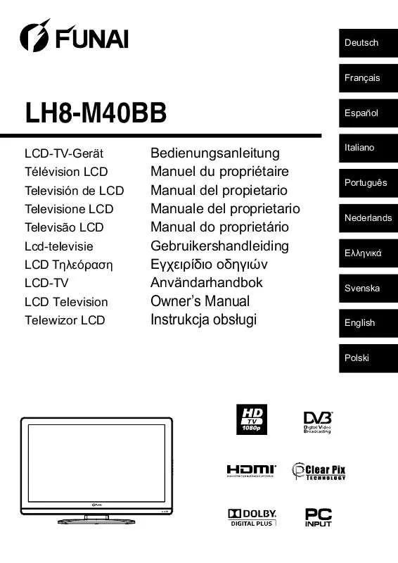 Mode d'emploi FUNAI LH8-M40BB