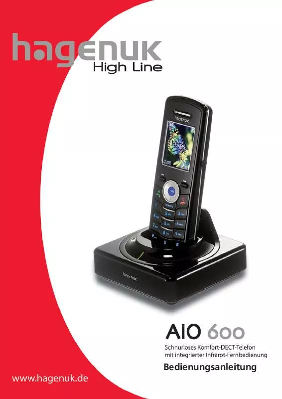 Mode d'emploi HAGENUK AIO 600