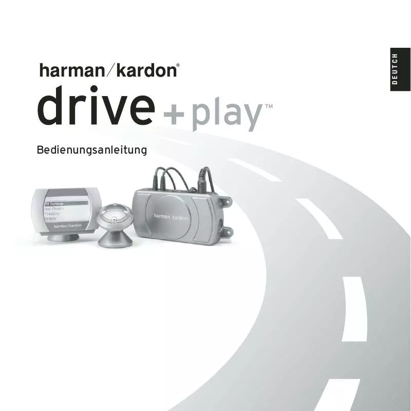 Mode d'emploi HARMAN KARDON DRIVE + PLAY [HK-DP1EU]