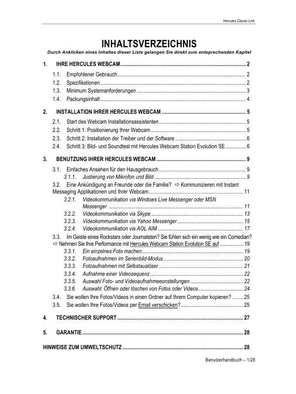 Mode d'emploi HERCULES CLASSIC LINK