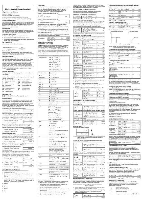 Mode d'emploi HP 9S