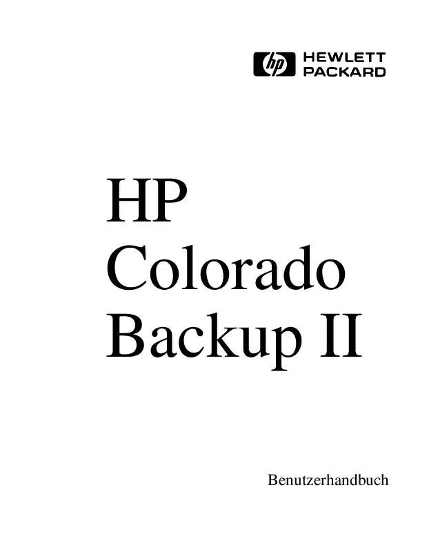 Mode d'emploi HP COLORADO 5GB TRAVAN DRIVE