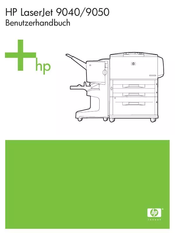 Mode d'emploi HP LASERJET 9040