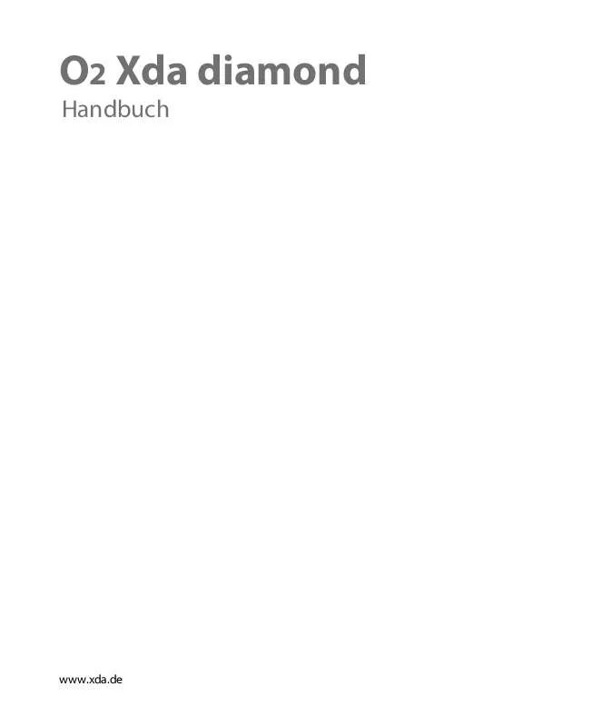 Mode d'emploi HTC O2 XDA DIAMOND