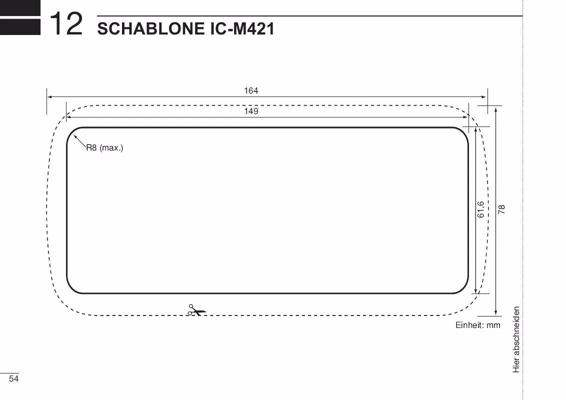 Mode d'emploi ICOM IC-M421