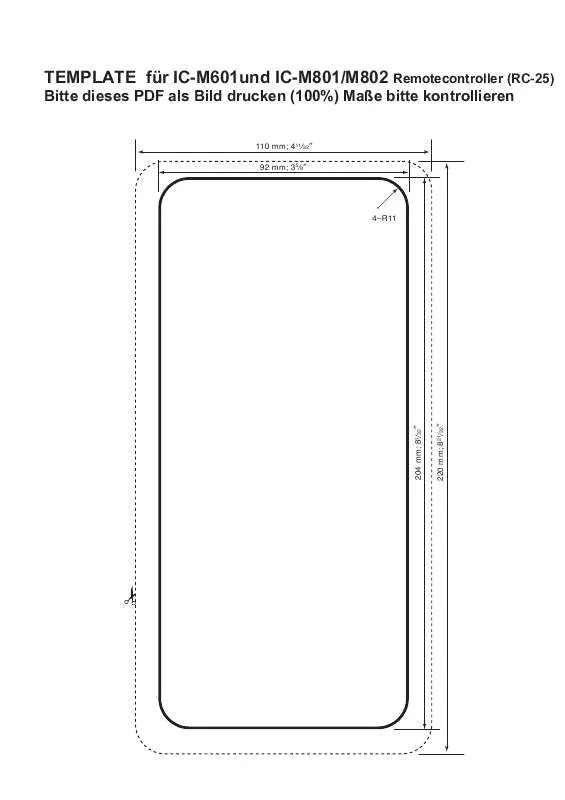 Mode d'emploi ICOM IC-M601