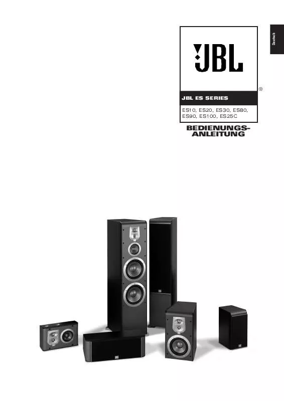 Mode d'emploi JBL ES100 [ES100]