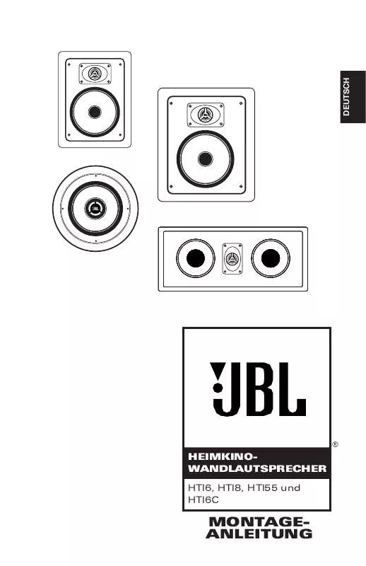 Mode d'emploi JBL HTI55 (220-240V)