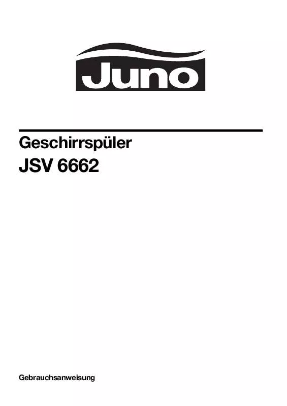 Mode d'emploi JUNO JSV6662
