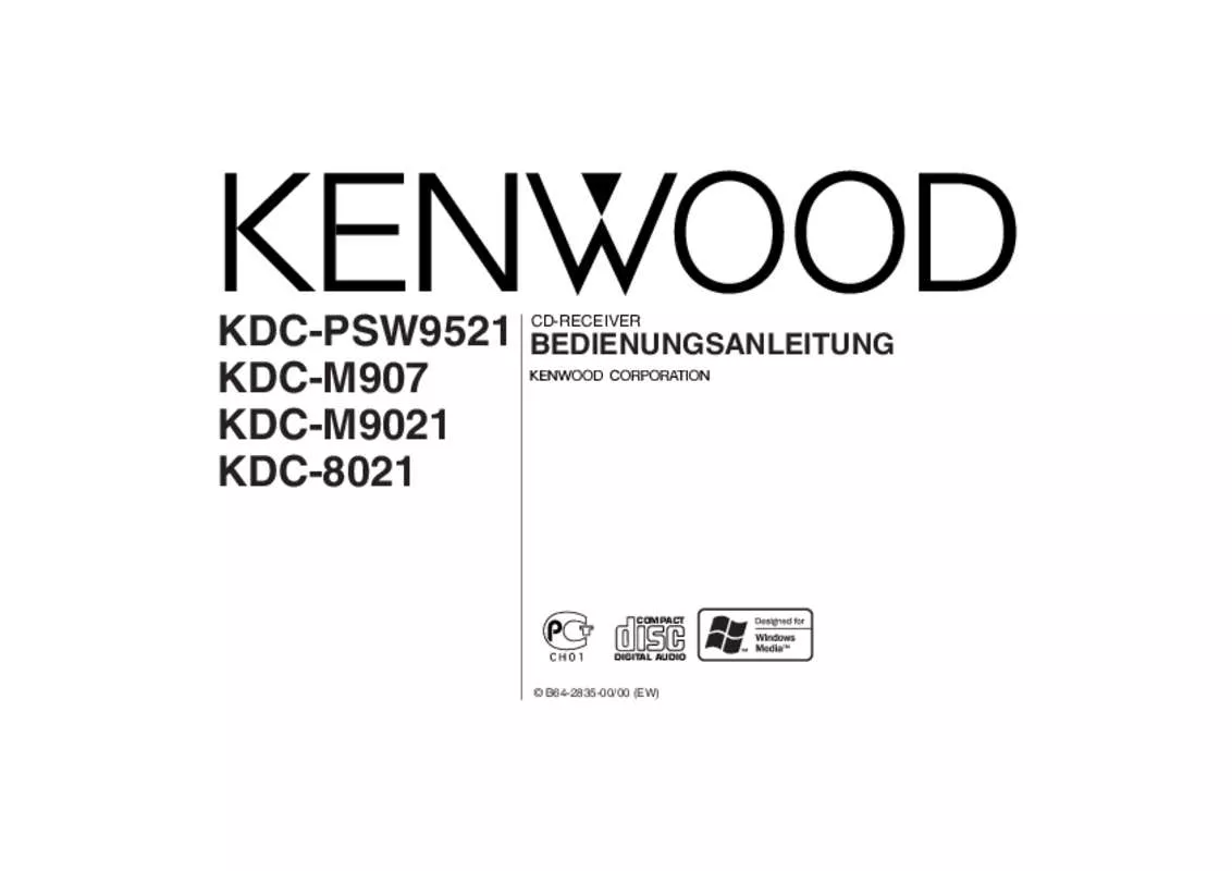 Mode d'emploi KENWOOD KDC-PSW9521