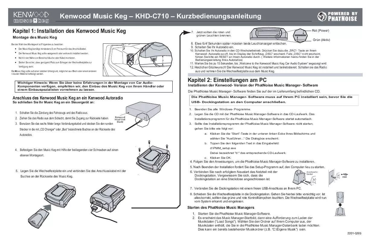 Mode d'emploi KENWOOD KHD-C710