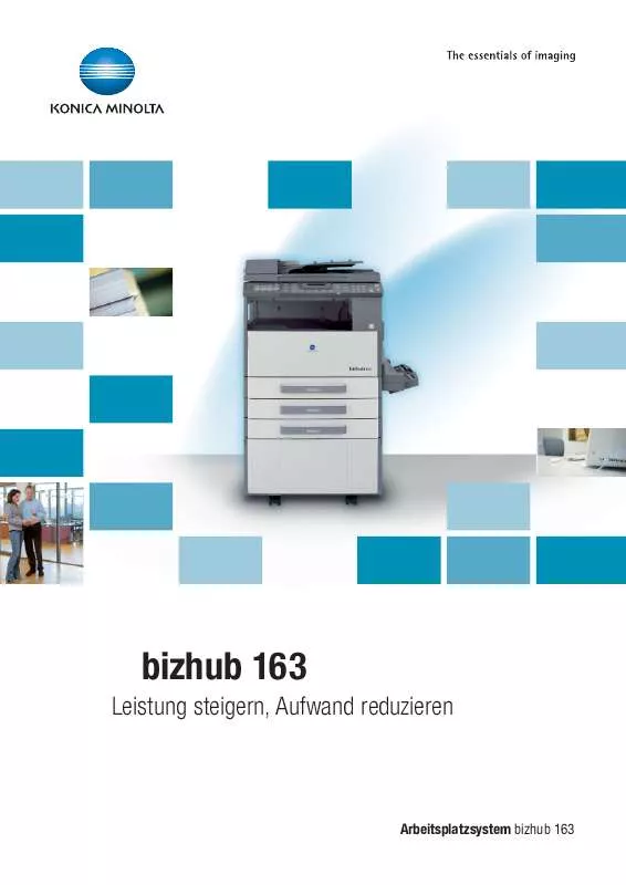 Mode d'emploi KONICA BIZHUB 163