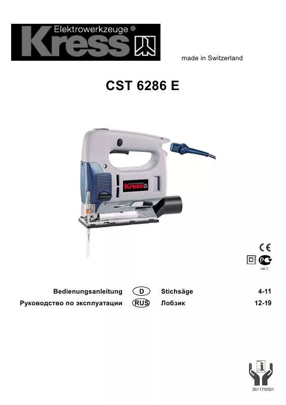 Mode d'emploi KRESS CST 6286 E