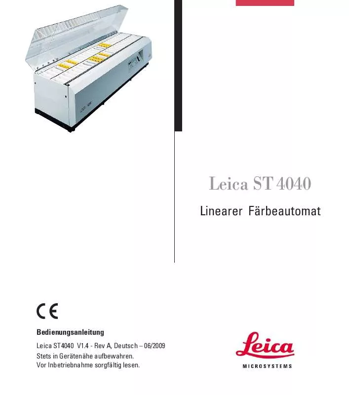 Mode d'emploi LEICA ST4040