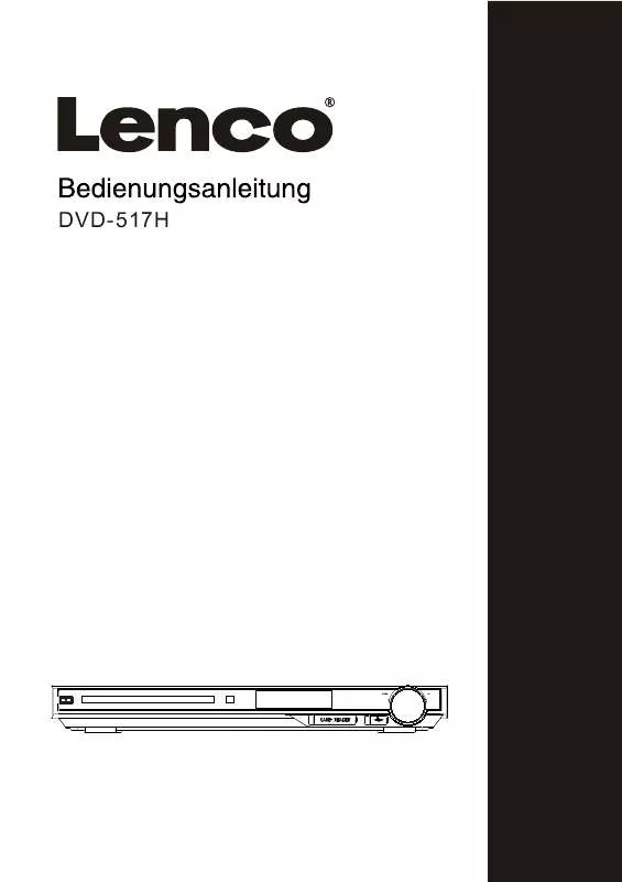 Mode d'emploi LENCO DVD-517H