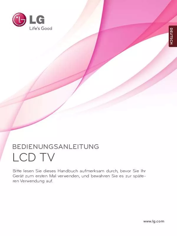 Mode d'emploi LG 26LD320H