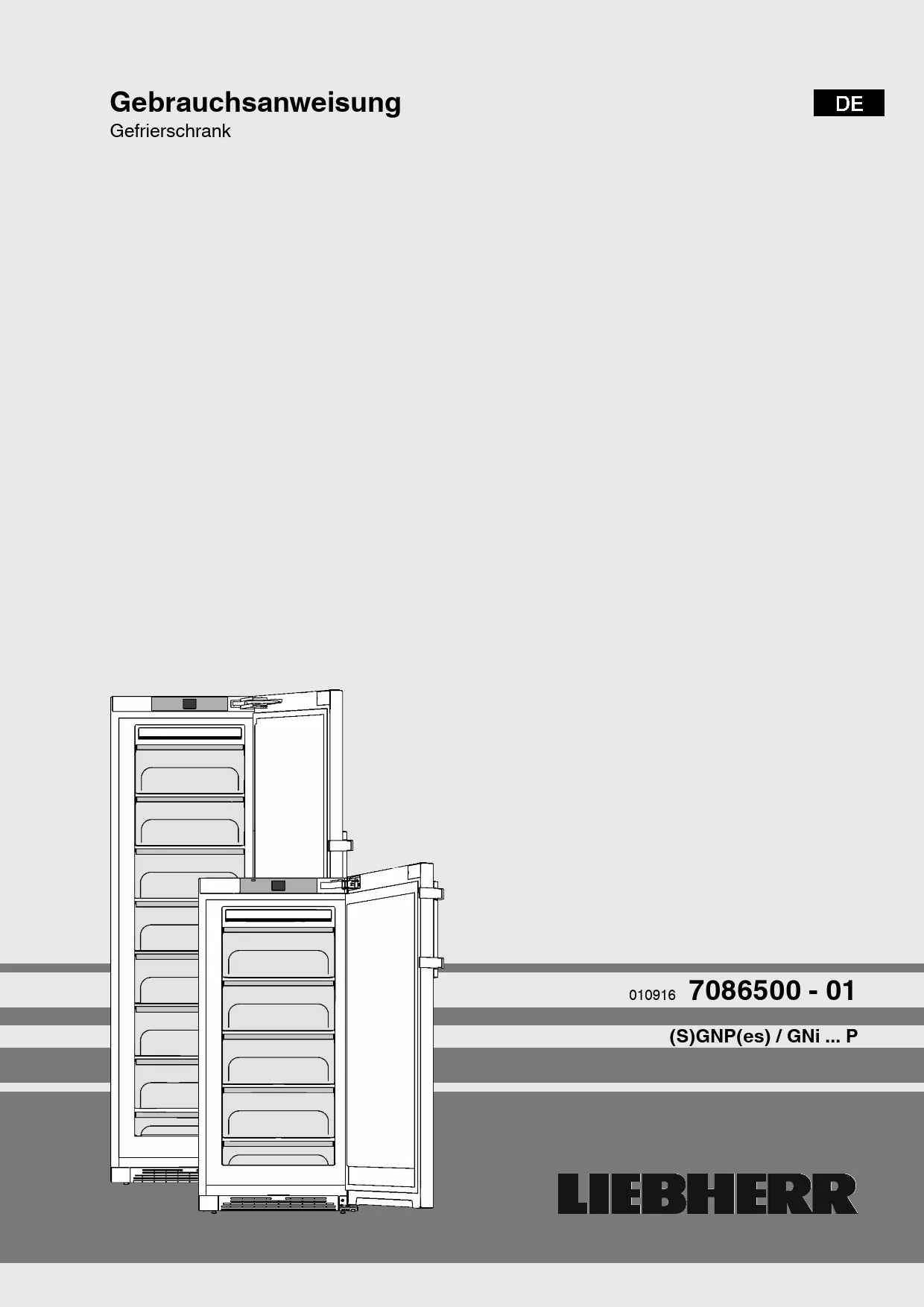 Mode d'emploi LIEBHERR GNP 4155