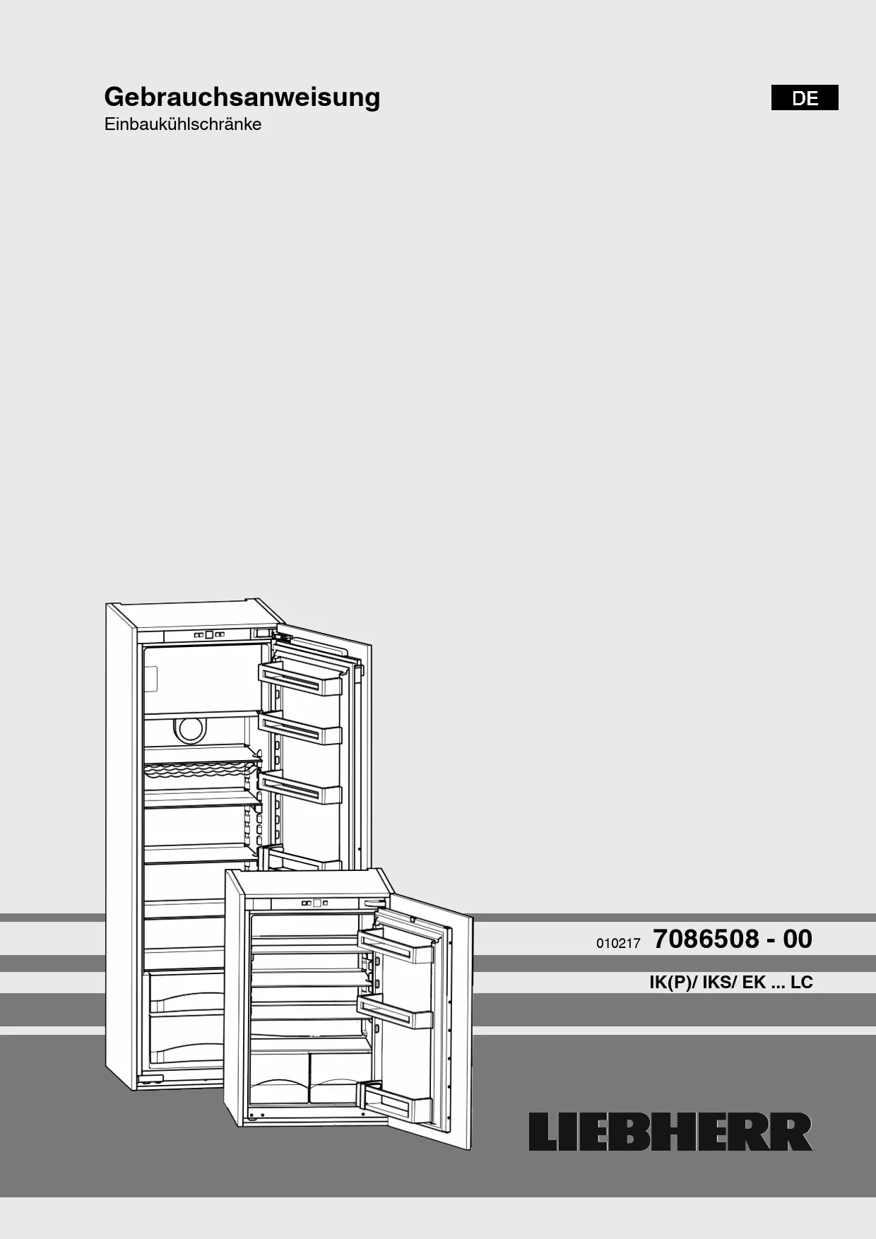 Mode d'emploi LIEBHERR IKS 2330