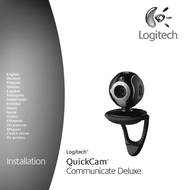 Mode d'emploi LOGITECH QUICKCAM COMMUNICATE DELUXE