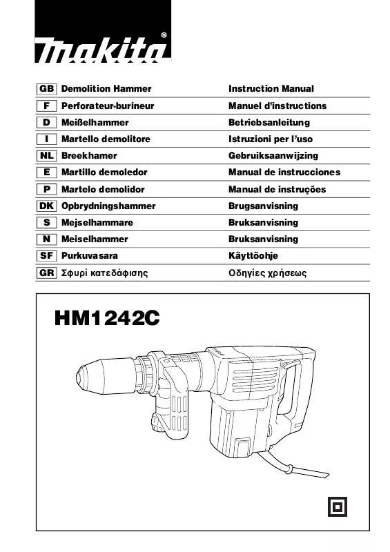 Mode d'emploi MAKITA HM1242C