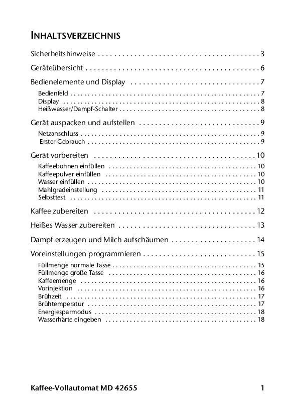 Mode d'emploi MEDION MD 42655