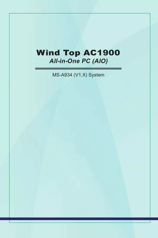 Mode d'emploi MSI WIND TOP AC1900