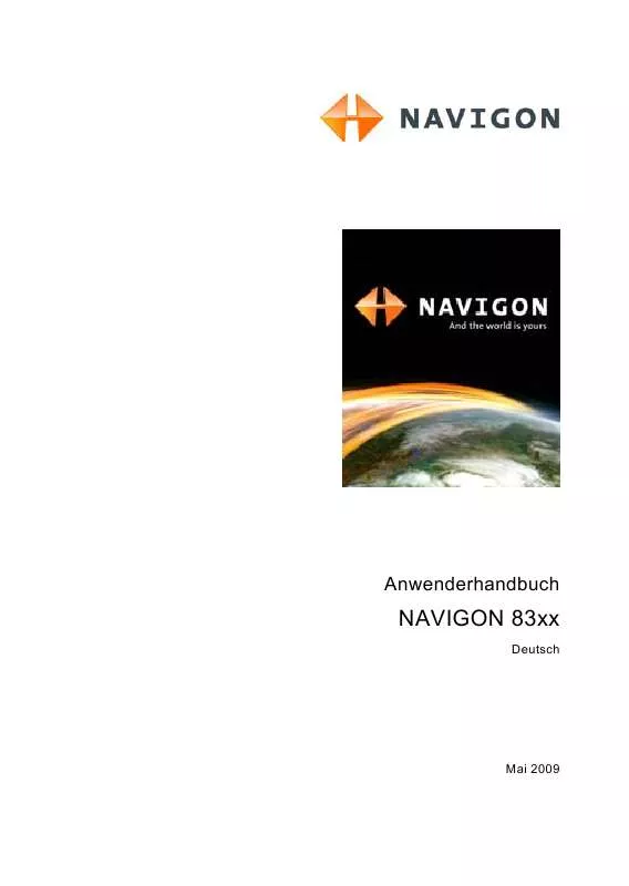 Mode d'emploi NAVIGON 8300