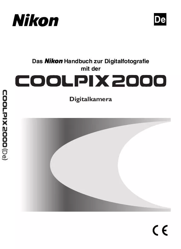 Mode d'emploi NIKON COOLPIX 2000