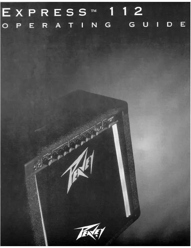 Mode d'emploi PEAVEY EXPRESS 112