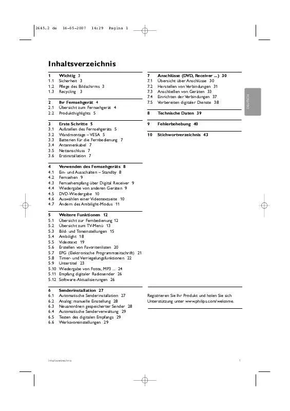 Mode d'emploi PHILIPS 47PFL9532D