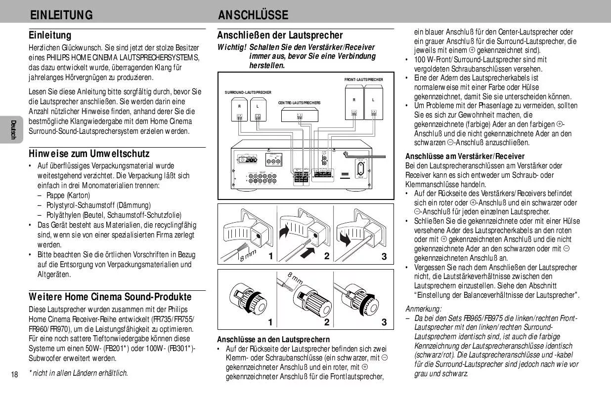 Mode d'emploi PHILIPS FB755