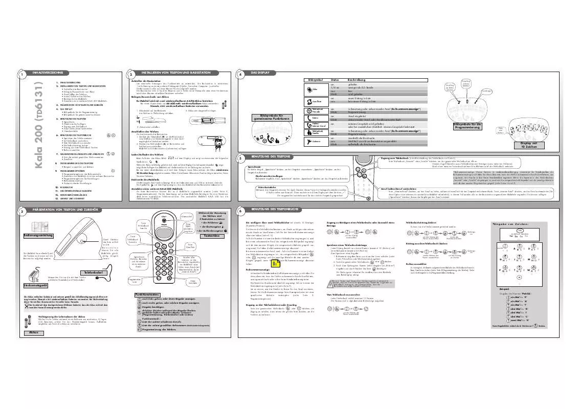 Mode d'emploi PHILIPS TD6131/BB051P